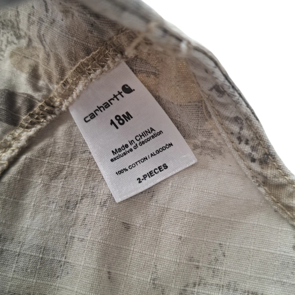Carhartt toddler 2 piece set 18/24 months EUC